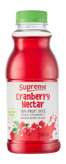 Supreme Cranberry Nectar - 50% Fruit Juice
